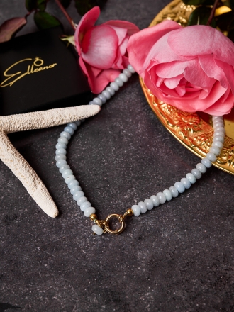 Colier cu perle blue