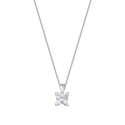 Colier Solitaire cu diamante de 0,20 carate