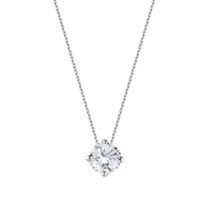 Colier solitar cu diamante de 0,25 carate