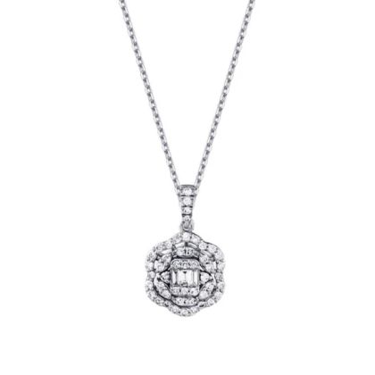 Colier Trend Baguette cu diamante de 0,31 carate