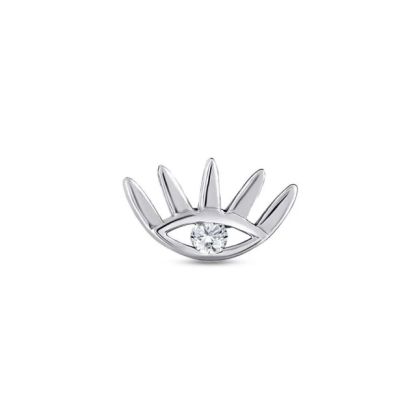 Piercing ochi cu diamant de 0,03 carate
