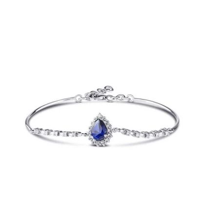 Brățară cu safir si diamante de 1,88 carate