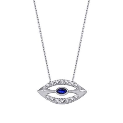 Colier cu safir si diamante de 0,29 carate