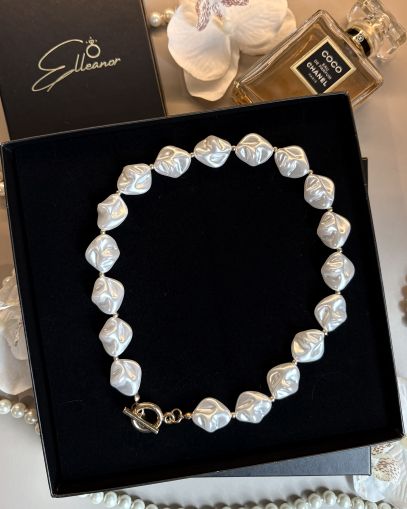 Colier cu perle baroc în stil modern 