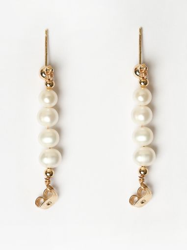 Cercei rotunzi cu perle
