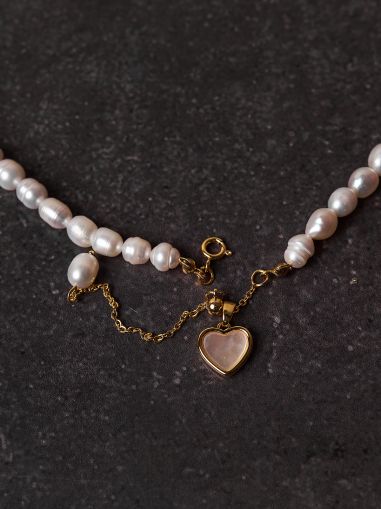 Colier cu perle Lady heart