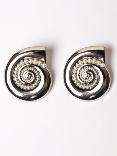 Cercei melc cu perle
