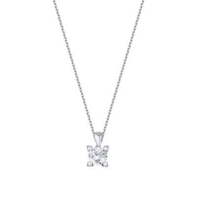 Colier Solitaire cu diamante de 0,20 carate