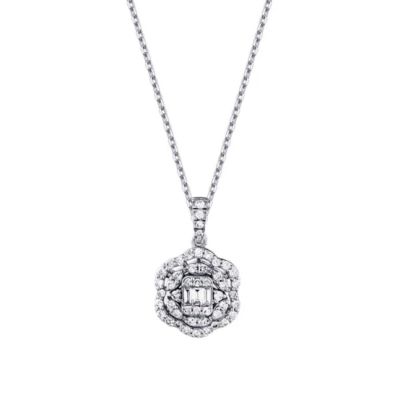 Colier Trend Baguette cu diamante de 0,31 carate