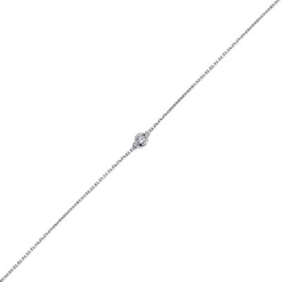 Brățară cu piatră mică cu diamante de 0,06 carate