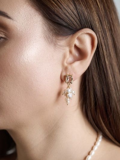 Cercei perle strugure