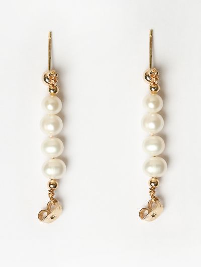 Cercei rotunzi cu perle