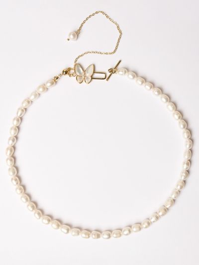 Colier cu perle Butterfly set