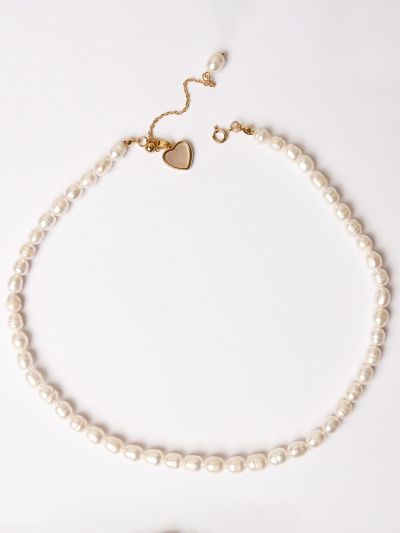 Colier cu perle Lady heart