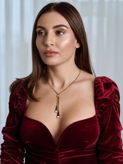 Colier Golden Lariat