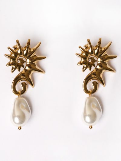 Cercei cu perle Seahorse