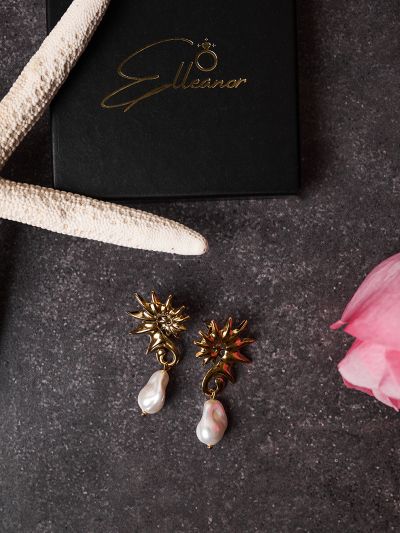 Cercei cu perle Seahorse