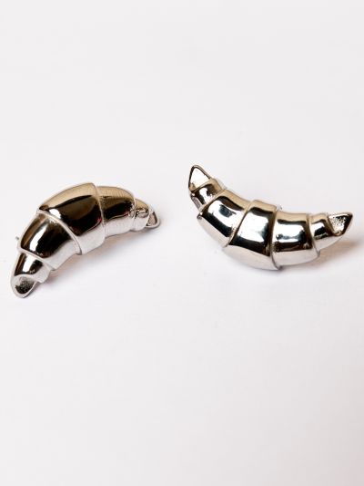 Cercei Silver Croissant 