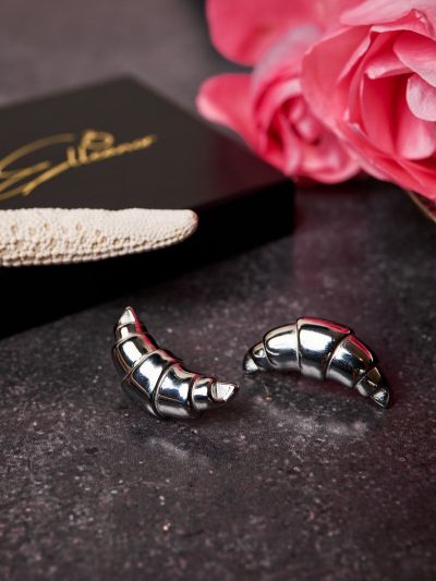Cercei Silver Croissant 