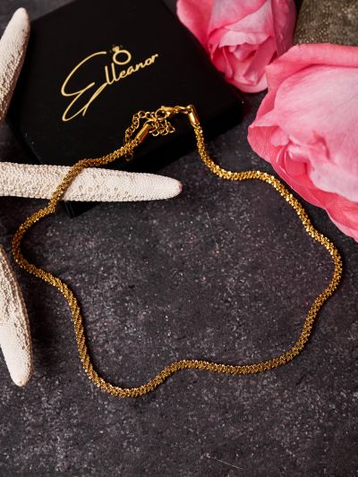 Lanț placat cu aur 18K 