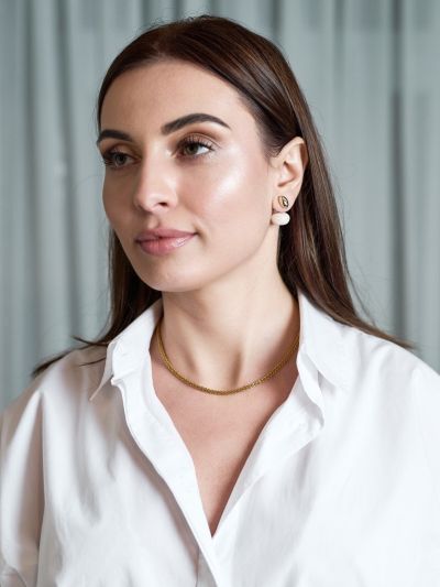 Lanț placat cu aur 18K 