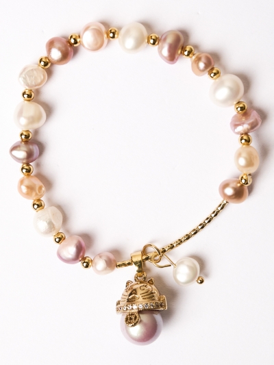 Brățară Lucky Pearl Charm cu perle