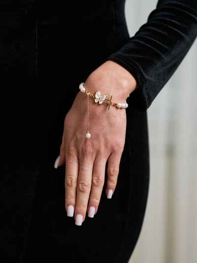 Brățară perle Butterfly set