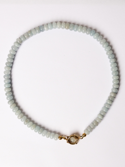 Colier cu perle blue