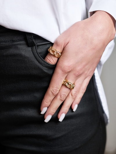 Inel Cicle zirconiu 18K