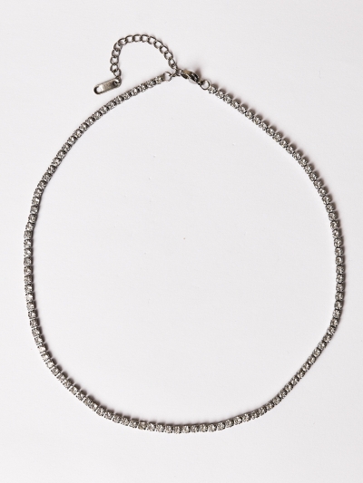 Colier tenis argintiu cu zirconii 