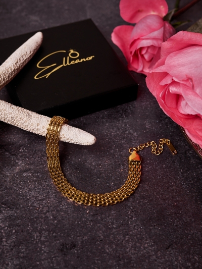 Brățară geometric style 18K