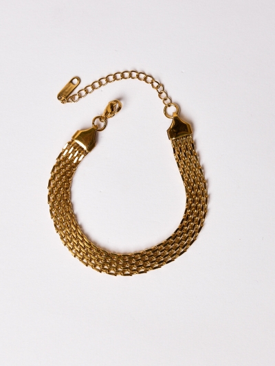 Brățară geometric style 18K